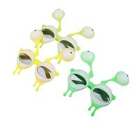 Ciieeo 3 Pairs Funny Eyeglasses for Birthday Party Novelty Decorative Glasses Tricky Photo Booth Props for Adults Unique Party Accessories for Fun Celebrations Random Color