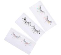 Ciieeo 3 Pairs Russian Eyelashes with Glue Featuring Artificial Marten Hair, Comfortable to Wear False Lashes Natural Look, for Many Occasions with Charming Style and Added Glamour