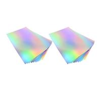 Ciieeo 30 Sheets Metallic Foil Paper for Crafts with Shimmer Mirror Finish, Double Sided Vintage Cardstock for DIY Party Invitations and Card Making, Crisp Cuts and Writing on A4 Paper