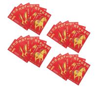 Ciieeo 300 Pcs Chinese Year Red Envelopes Unique Lunar Horse Pattern for Spring Festival Sturdy Design for Distributing Lucky Money at Family Gatherings Corporate Events