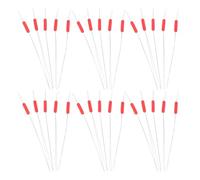 Ciieeo 300pcs Silicone Slip Bobber Stops for Fishing Line, Fluorescent Column Float Stoppers, Tangle-free and Wear-resistant Fishing Float Accessories, for River Use