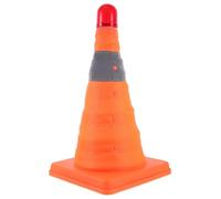 Ciieeo 30cm Retractable Reflective Traffic Cone with LED Light Multi-functional Design Made of Cloth and Abs for Road Safety and Driver Training