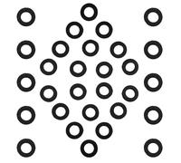 Ciieeo 30Pcs Black Trumpet Valve Felt Washers Cushion Pads for Trumpet Finger Buttons Universal Valve Caps Replacement Accessories for Woodwind Repair