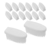 Ciieeo 30pcs Brush Heads for Manual Toothbrush Hygienic Brushing Solution Ultra Soft Bristles Silicone Material with Cover for Household and Travel Use Suitable for Adults and Family