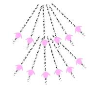Ciieeo 30pcs Cow Print Paper Straws with Pink Hat Design Decorative Themed Drinking Straws for Parties Cold Beverages Photo Props Biodegradable for Home Restaurant Bar Use