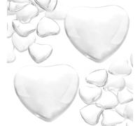 Ciieeo 30pcs Glass False Nail Display Tips for Nail Polish Colour Showing Beads Convenient to Use or Prop for Filming