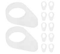 Ciieeo 30pcs Hearing Aid Retainer Silicone Rings for Lanyard, User-Friendly Design, 7mm Hole, Prevent Drops and Loss, Suitable for Seniors and Caregivers