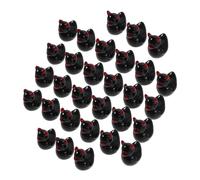 Ciieeo 30pcs Mini Resin Ducks Figurines Small Devil Duck Ornaments for DIY Moss Terrarium Crafts Tiny Animal Figures for Fairy Garden Dollhouse Desk Shelf Decor