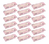 Ciieeo 30pcs Paper Eyelash Storage Box with Lid, Lash Holder Organizer and Packaging Case, Colorful Insect Pattern for False Eyelash Storage and Display, Suitable for Travel and Daily