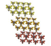 Ciieeo 36pcs 3D Pearl Paper Bee Wall Decals Double Layer Removable DIY Stickers for Wedding Party Home and Bedroom Decor Set of 3 Charcoal Black Orange Charcoal Black Gold Green Emerald