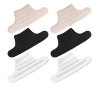 Ciieeo 3pairs Wear Gel Patch Heel Grips Stop Feet Sliding Forward Comfortable Heel Cushions Replaceable Liners for High Back Inserts