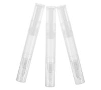 Ciieeo 3pcs 5ml Empty Twist Pen Set for Lip Gloss and Nail Cuticle Oil, Refillable Makeup Brush Applicator Pens for Travel and Cosmetic Art