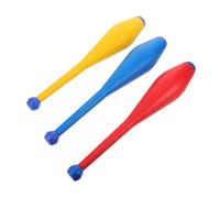 Ciieeo 3pcs Acrobatic Juggling Sticks with High Friction Handle for Enhanced Grip Lightweight Design for Stage Performance and Daily Practice Professional Clown and Circus Skill Training