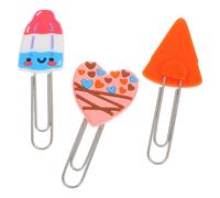 Ciieeo 3pcs Animal Paper Clips Bookmarks Creative Cute Cartoon Metal Sturdy Metal Sturdy Organizing Papers for School and Home Use Teachers Office Workers
