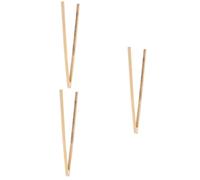 Ciieeo 3pcs Bamboo Trash Picker Clip Tool Lightweight Garbage Grabber for Easy Cleaning Sturdy Design for Household Outdoor Use for Maintaining Cleanliness Without Bending