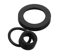 Ciieeo 3pcs Beer Keg Coupler Accessories Replacement Rubber Lid Seals Airtight Gaskets Sealing Rings for Drink Dispenser Tap Tower, Compatible Brew and Draft Beer Systems