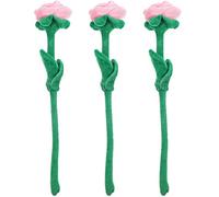 Ciieeo 3pcs Flower Bouquets Bendable Simulation Soft for Decor Aesthetic Floral Arrangements for Home Parties and Early Education