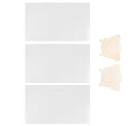 Ciieeo 3pcs Frosted Matte Pvc Pet Litter Pan Splash Guard with Butterfly Clips, Universal Cat and Dog Cage Urine Protector, Indoor Litter Box Enclosure Accessories