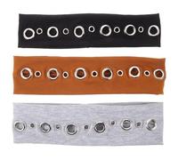 Ciieeo 3pcs Goth Punk Rock Headband for Women with Stretchy Polyester Material and Versatile Wear, for Music Festival and Photography Gatherings, Elastic Cloth Hairband