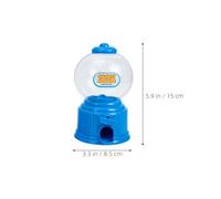 Ciieeo 3pcs Kids Bubble Gum Machine Mini Candy Vending Machine Toy Plastic Gumball Dispenser for Sweet Birthday Party Favors Goodie Bag Fillers