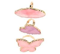 Ciieeo 3pcs Nail Polish Mixing Plate Trio Resin and Zinc Alloy Heart-shaped Pallets Suitable for Nail Art Enthusiasts with Versatile Mixing Function or Home