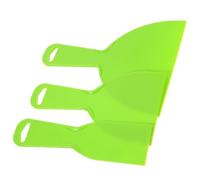Ciieeo 3PCS Printer Tool Hot Bed with Rounded Edge Ergonomic Design Plastic Spatula for Print Removal and Build Surface Protection Light Green