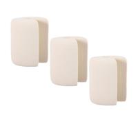 Ciieeo 3pcs Safety Door Stopper Set Beige Anti-Pinch Door Hinge Protector for S Bedroom to Prevent Slamming and Finger Injuries