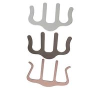 Ciieeo 3pcs Sheet Music Page Holder Set Metal Music Note Clips in Black Antique Copper Chrome for Piano Scores