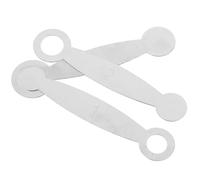 Ciieeo 3pcs Stainless Steel Flute Leveling Tool for Easy Installation and Removal of Cushions, Repair Tool for Flutes and Saxophone, Silver and Black Instrument Pads Repair Kit