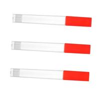 Ciieeo 3pcs Transparent Plastic Thermometer Storage Tubes for Body Temperature Protection Lightweight Portable Needle and Thermometer Holder Case with Visibility and Enhanced Protection