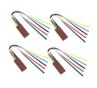 Ciieeo 4 Pieces Colorful Artificial Leather Ribbon Bookmarks, Portable Bible and Household Book Page Markers for Reading and Study