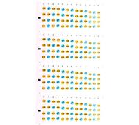Ciieeo 4 Sheets Ukulele Fretboard Stickers Pvc Note Sign for Starter Assorted Color Help Beginners Master Musical Scale Minimize Impact on Sound Quality Practice Accessories
