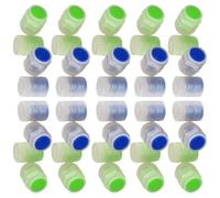 Ciieeo 40pcs Air Valve Covers Tire Valve Caps and Motorcycle Stylish Luminous Design Reliable Seals Plastic Resin Caps for DIY Decorative Use