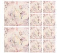 Ciieeo 40pcs Butterfly Wedding Paper Napkins 6.5x6.5 Inch Elegant Disposable Tissue Made of Wood Pulp with Romantic Design, Practical and Easy to Carry for Wedding Table Arrangement