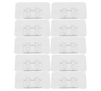 Ciieeo 40pcs Floor Mat Retainer Car Mat Fixing Tool Plastic Strong Adhesive No-drilling Hook Design