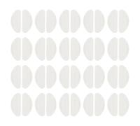Ciieeo 40pcs Silicone Eyeglass Nose Pads with Self Adhesive Backing and Micro Textured Surfaces, D Shaped Non Slip Nose Pads for Glasses and Sunglasses, for Daily Use and Sports