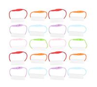 Ciieeo 40pcs Waterproof Name Tags for Daycare - Writable Hanging Labels for Shoes, Bags, Clothes - Multi-Color Sturdy Name Stickers for School Supplies and Backpacks Random Color