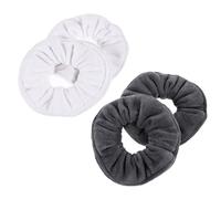 Ciieeo 4pcs Absorbent Microfiber Hair Scrunchies Elastic Ponytail Holders for Women and Soft Water-absorbing Hair Bands Suitable for Wet Drying and Daily Styling