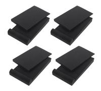 Ciieeo 4pcs Acoustic Isolation Pads Speaker Cushion Pads Noise Isolation Sponge Monitor 160x220x32mm Black Anti-vibration Anti-slip for Studio Recording Equipment