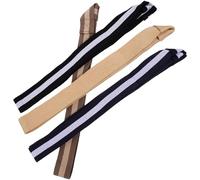 Ciieeo 4Pcs Adjustable Yoga Mat Strap Set with Non-Elastic Carrying Bands for Yoga Mat Holder Exercise Stretching Belt for Fitness and Pilates Accessories in Khaki Black-White Blue-White