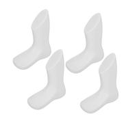 Ciieeo 4pcs Baby Foot Display Model for Jewelry and Sandals Retail Store Use, White Pp Plastic with Foot Shape, Elegant Compact Design Featuring Shape Retention and Three Dimensional
