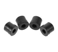 Ciieeo 4pcs Black Rubber Trombone Slide End Tip Protectors with Vibration Absorption and Anti-slip Features, Sturdy Brass Instrument Accessories for Rehearsal Environments and Performance