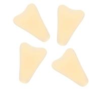 Ciieeo 4pcs Camel Toe Protector Silicone Privacy Pad for Women Invisible Fit and Waterproof Design, Thin Water-Drop Shape Soft Silicone Private Parts Protector for Sports Activities