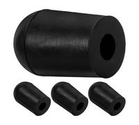 Ciieeo 4pcs Cello Endpin Tip Rubber Caps Non Slip End Pin Protectors Bass End Pin Accessories for Double Bass and Cello Sturdy Anti Skid Material for Secure Music Performance