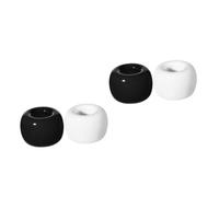 Ciieeo 4pcs Ceramic Toothbrush Holder Small Bathrooms Stand Toothbrush Holder Cups Grey Stand for Boys and Girls
