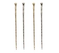 Ciieeo 4pcs Chinese Hair Chopsticks Hairpin Metal Alloy Pins for Women Elegant Luxurious Style Effortless Application No Damage Hair Bun Accessories for Busy Mornings and Formal Occasion