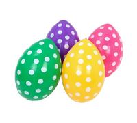 Ciieeo 4pcs Colorful Inflatable Easter Eggs PVC Blow Up Decor for School Holiday Celebrations Eye Catching Design Easy Inflation Setup Vibrant Outdoor Decorations