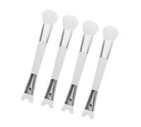 Ciieeo 4pcs Dual-ended Nose Contour Brush for Women Soft Bristle Makeup Tool for Blush Highlight Shadow U-shaped Nose Shading Compact Portable Design for Face Makeup