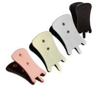 Ciieeo 4pcs Erhu Practice Mutes Metal Silencers Volume Reduction Clips, Multi-color Set Including Silver, Black, Antique Green, and Antique Red for Quiet Erhu Playing and Creative