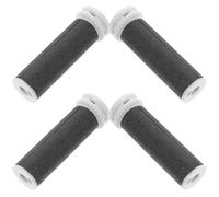 Ciieeo 4pcs Foot File Replacement Heads Compatible Pedicure Roller Replacement for Hard Skin Remover, Easy to Install Abs Material Reusable Foot Cleaning Supplies